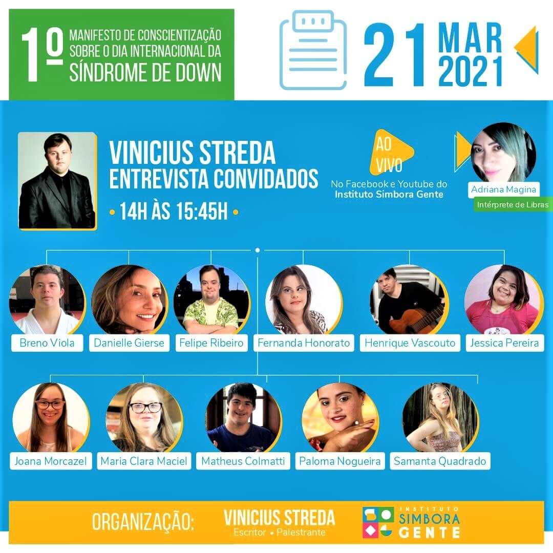 MANIFESTO PARA O DIA DA SÍNDROME DE DOWN